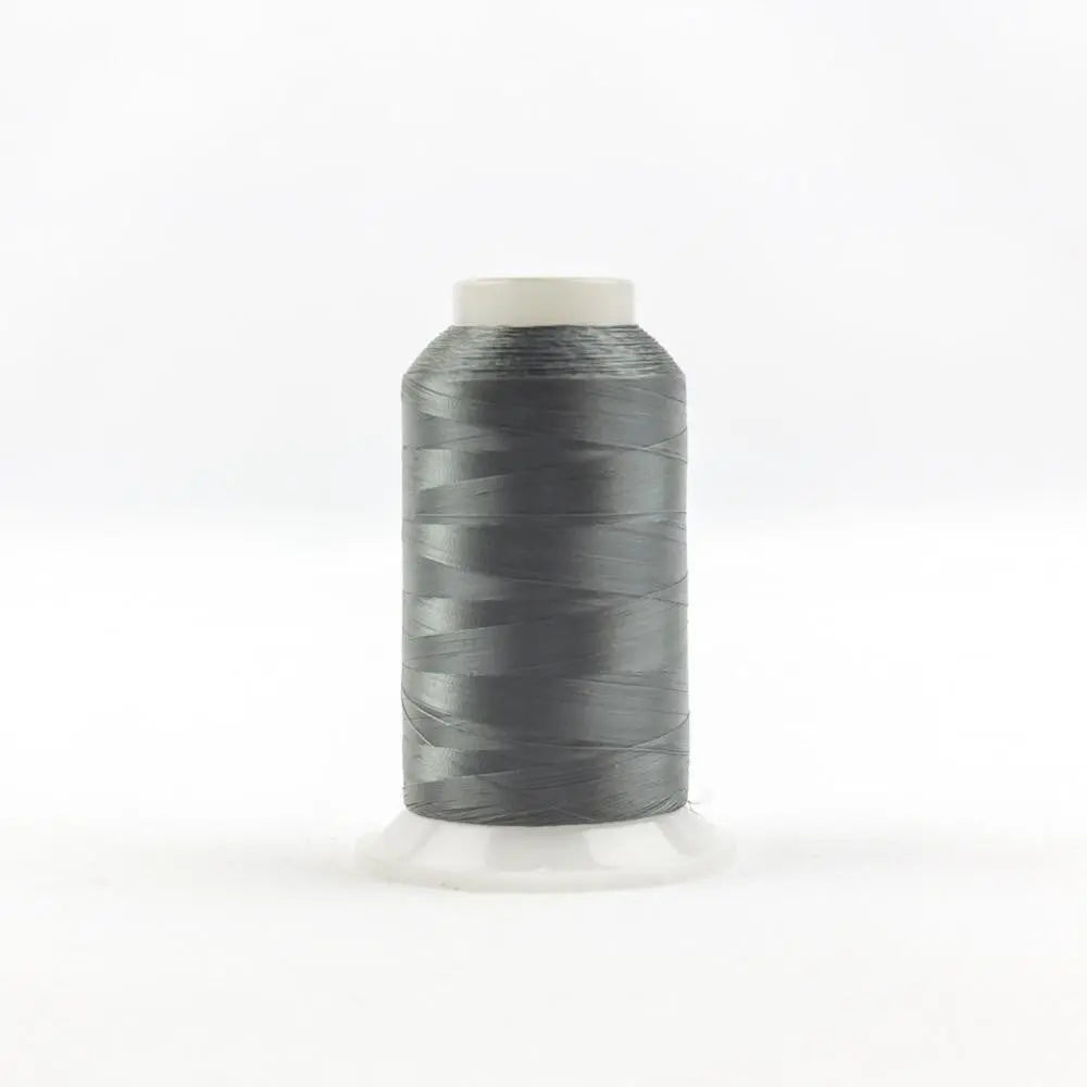 IF122 - InvisaFil™ 100wt Cottonized Polyester Dark Grey Thread WonderFil USA