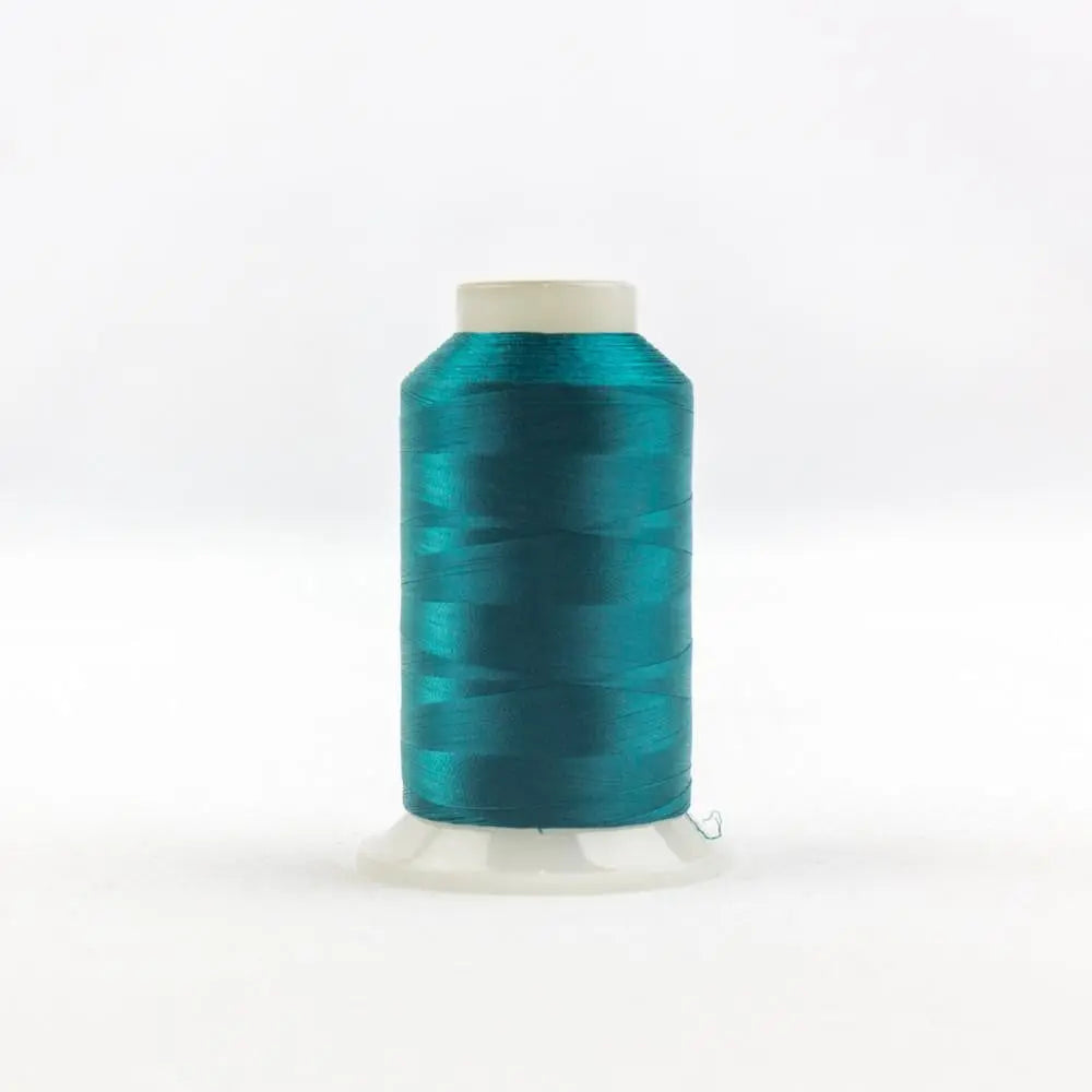 IF709 - InvisaFil™ 100wt Cottonized Polyester Polyester Dark Teal Thread WonderFil USA