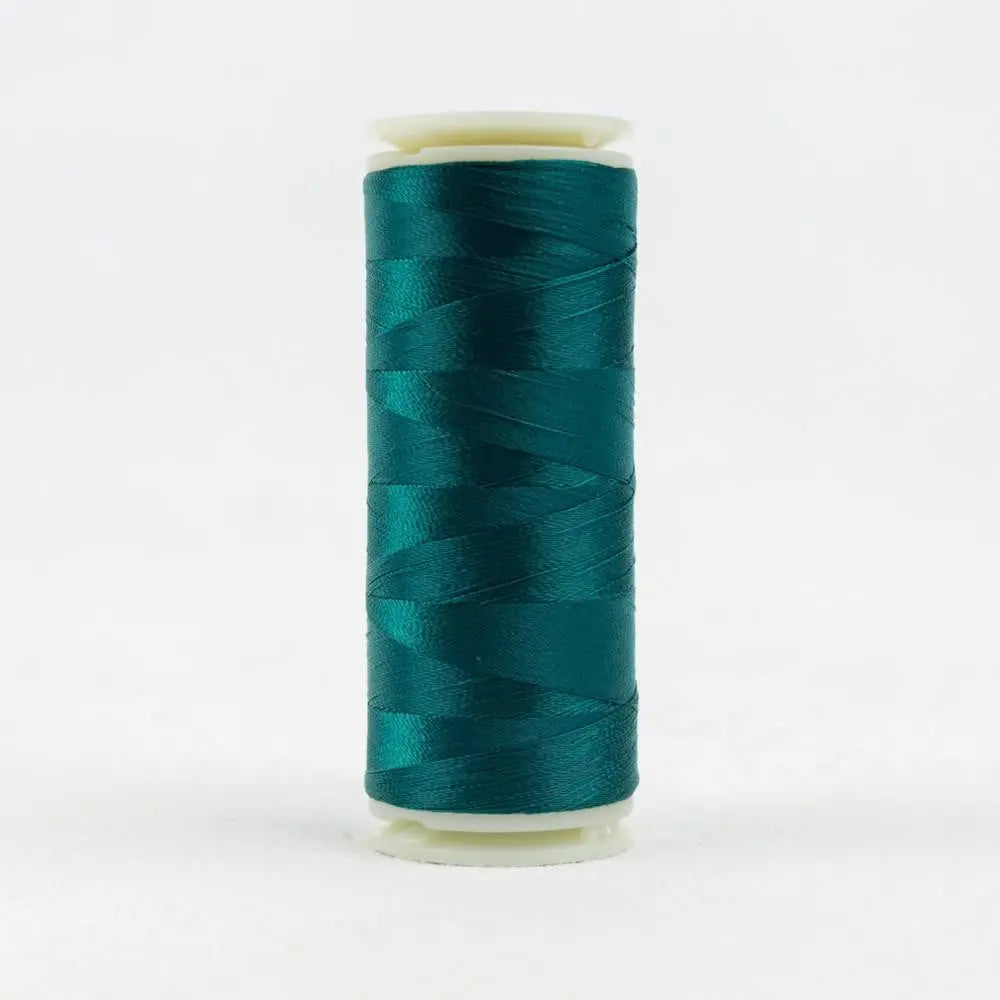 IF709 - InvisaFil™ 100wt Cottonized Polyester Polyester Dark Teal Thread WonderFil USA