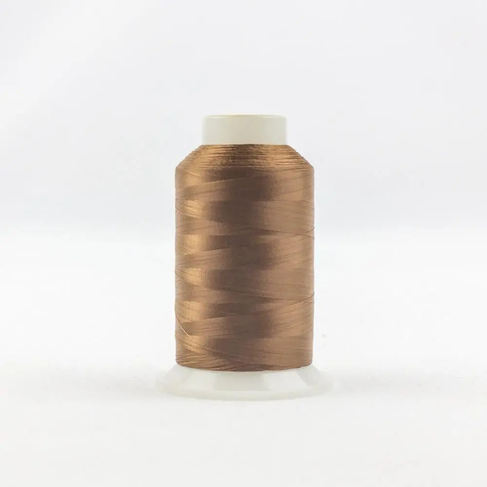 IF720 - InvisaFil™ 100wt Cottonized Polyester Chocolate Thread WonderFil USA
