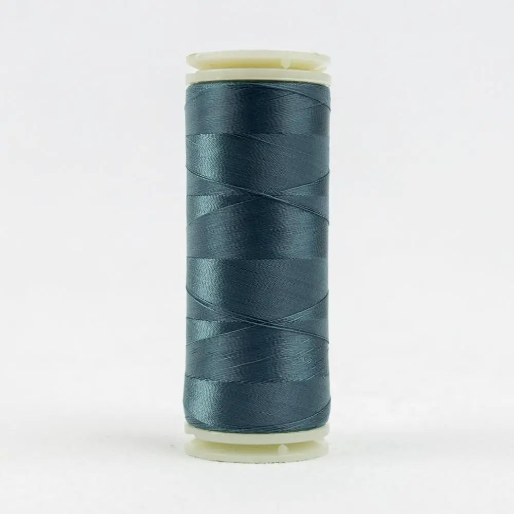 IF724 - InvisaFil™ 100wt Cottonized Polyester Dusty Teal Thread WonderFil USA