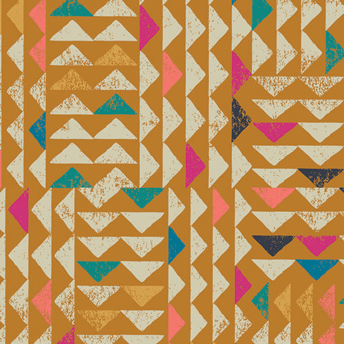 Art Gallery Fabrics Indie Folk Trojkat quilting cotton fabric in Desert
