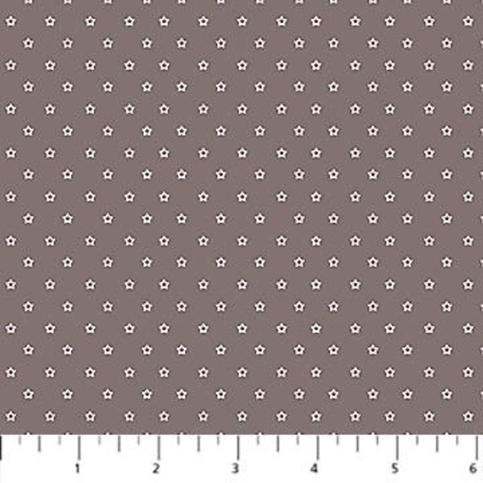 Nest Cocoa Stars quilting fabric by Figo