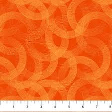 Affinity Fiery orange blender quilting fabric by Patrick Lose