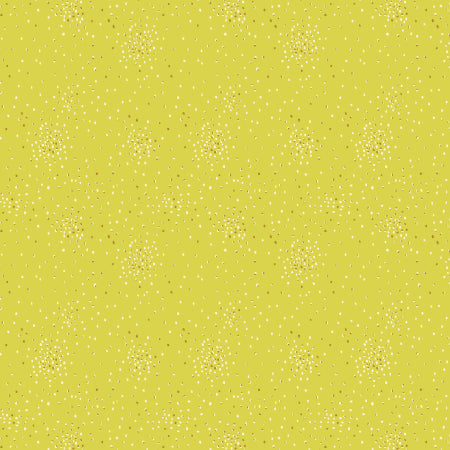 Basics Honeydew Melon metallic blender quilting fabric by Cotton + Steel
