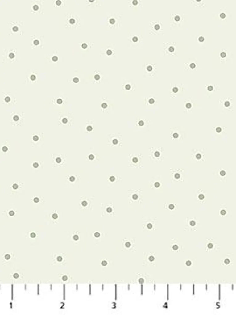 Nest Key Lime Dots quilting fabric by Figo