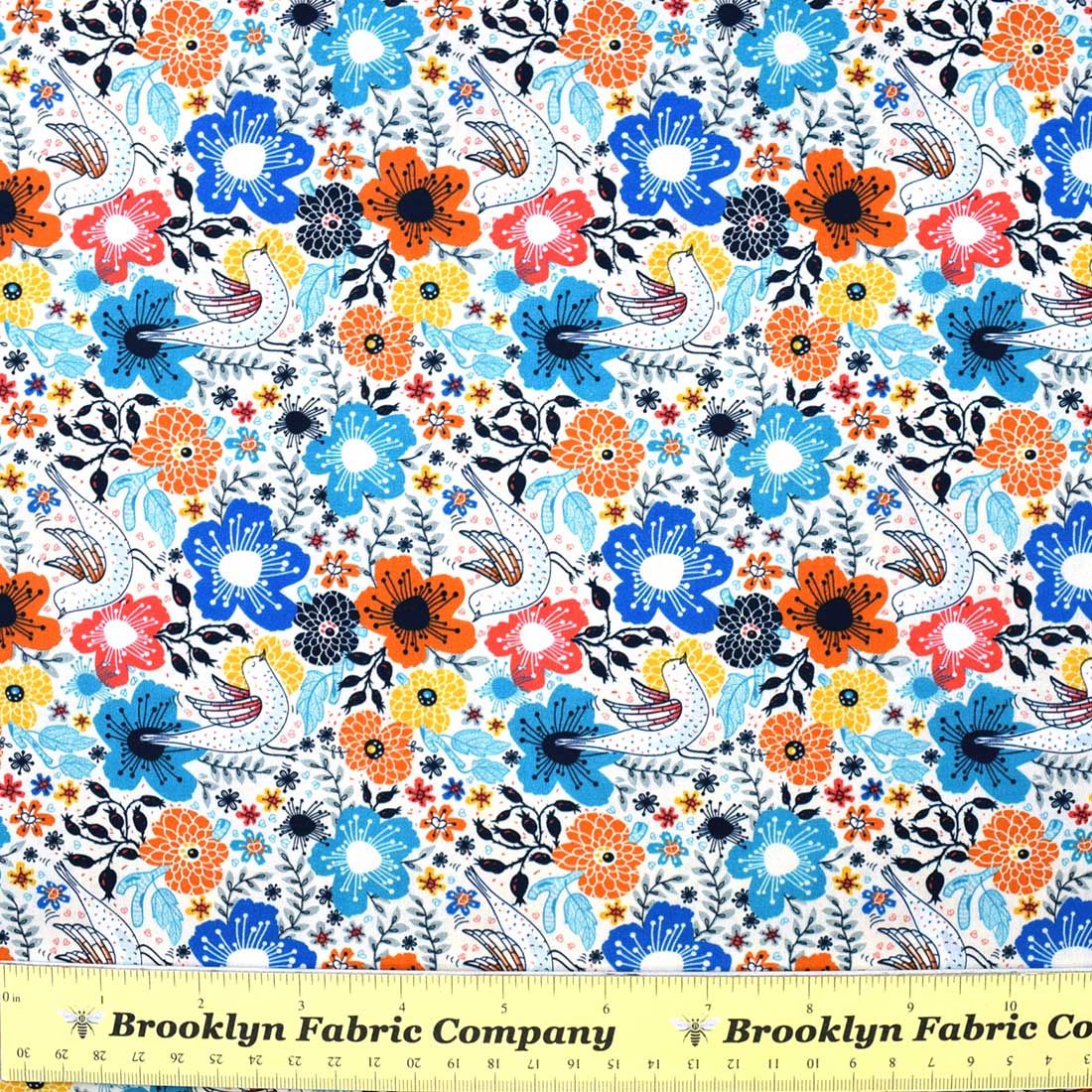 Whimsy Birds quilting fabric by In The Beginning Fabrics