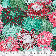 Free Spirit Kaffe Fassett Japanese Chrysanthemum Blush quilting fabric