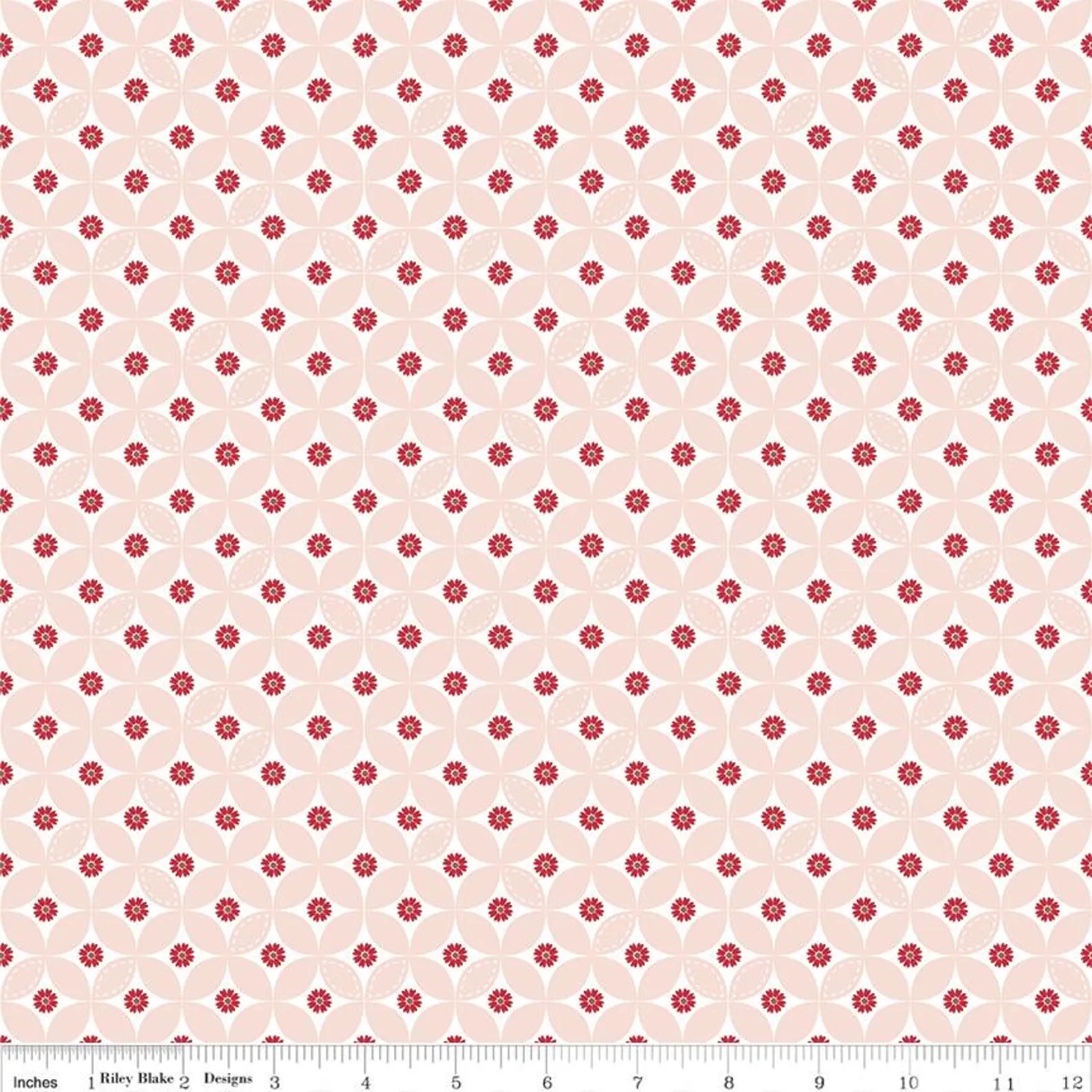 Berry Market Daisies Ballerina quilting fabric by Riley Blake