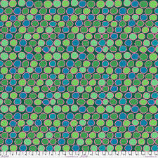 Free Spirit Kaffe Fassett Penny-Wise Green quilting fabric