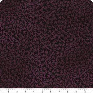 Dreadful Delights Midnight Purple Halloween quilting fabric by Robert Kaufman