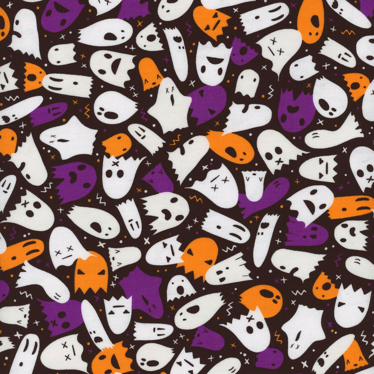 Lights Out Spooky Halloween quilting fabric by Robert Kaufman