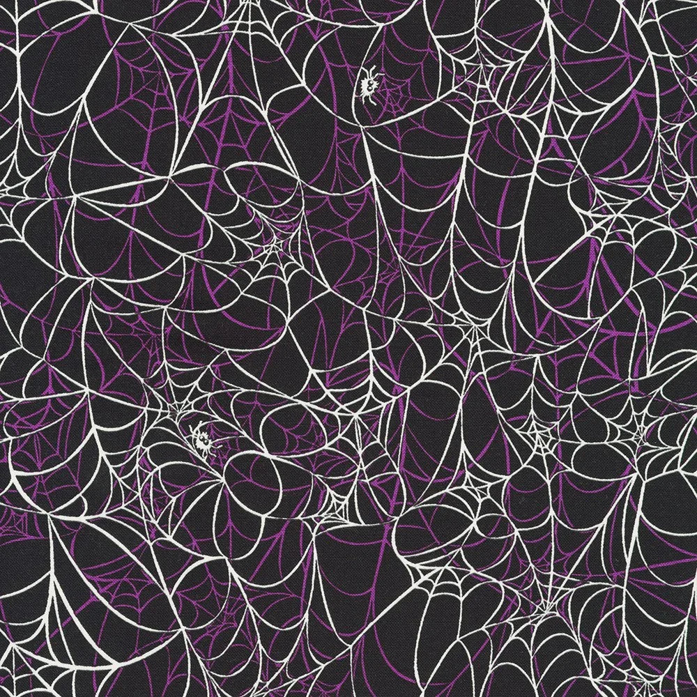 Lights Out Nightfall Halloween quilting fabric by Robert Kaufman