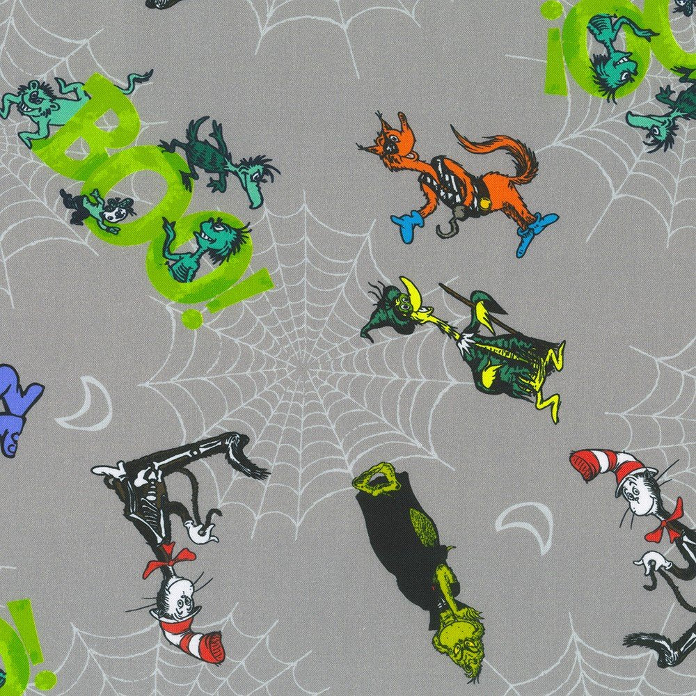 Growls Yowls and Howls Spooky Halloween quilting fabric by Robert Kaufman