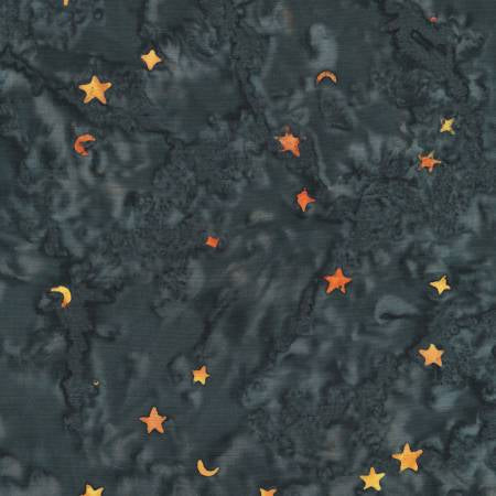 Nevermore Stars Batik Halloween quilting fabric by Andover Fabrics