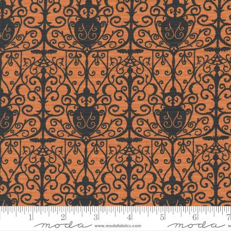 Spellbound Pumpkin Garden Gates Halloween quilting fabric by Sweetfire Road for Moda