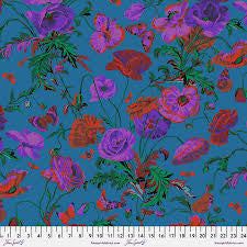 Free Spirit Kaffe Fassett Meadow Teal quilting fabric