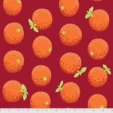 Free Spirit Kaffe Fassett Maroon quilting fabric