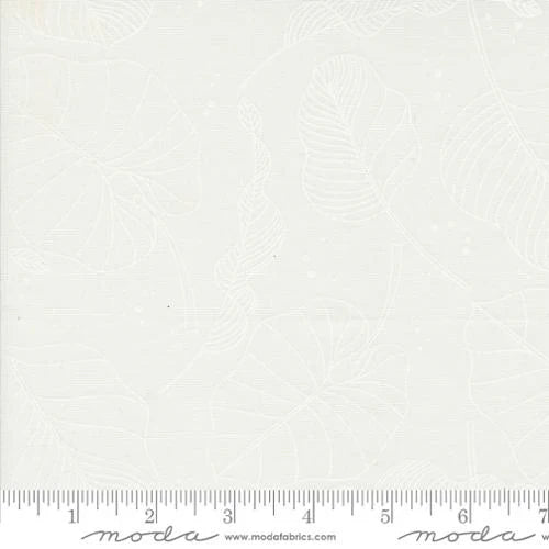 Olive You Cloud Leaves quilting fabric by Zen Chic for Moda