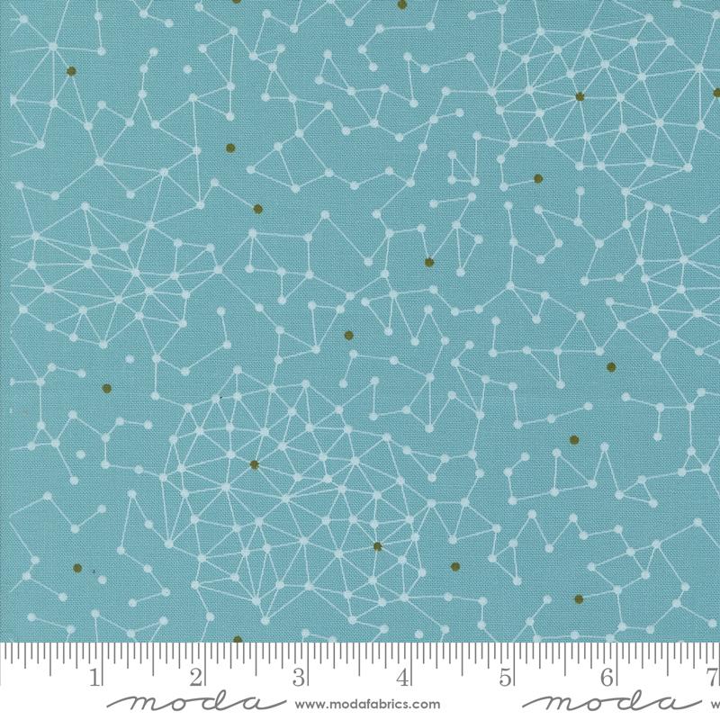 Olive You Sky Net quilting fabric by Zen Chic for Moda