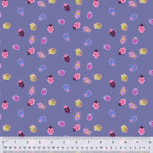 Anew Periwinkle blender quilting fabric by Tamara Kate for Windham Fabrics