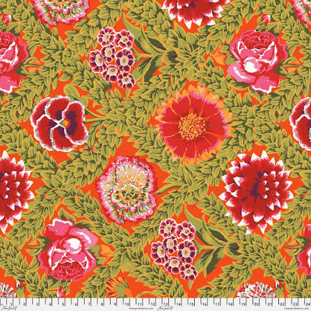 Free Spirit Kaffe Fassett Flower Lattice Circus quilting fabric
