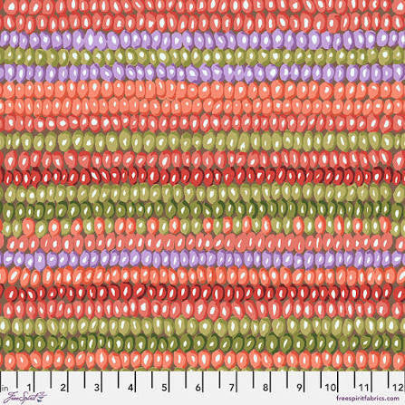 Free Spirit Kaffe Fassett Bead Stripe Jungle quilting fabric