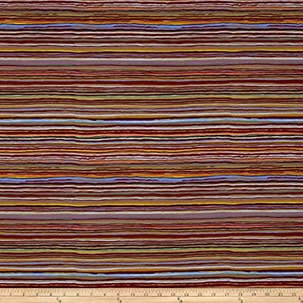 Free Spirit Kaffe Fassett Strata Brown quilting fabric