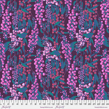 Free Spirit Anna Maria Adelaide Aubergine quilting fabric