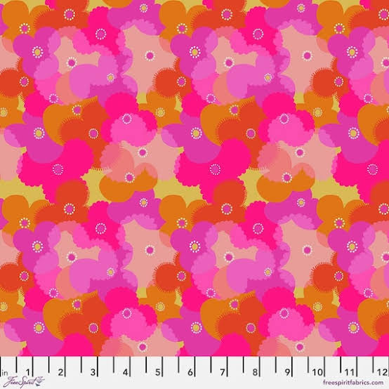 Free Spirit Anna Maria Disco Cotton Candy quilting fabric