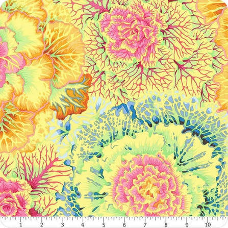 Free Spirit Kaffe Fassett Brassica Yellow quilting fabric