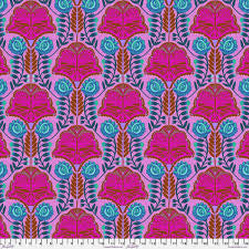 Free Spirit Anna Maria Petaloutha Lilac quilting fabric
