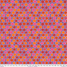 Free Spirit Kaffe Fassett Penny-Wise Red quilting fabric