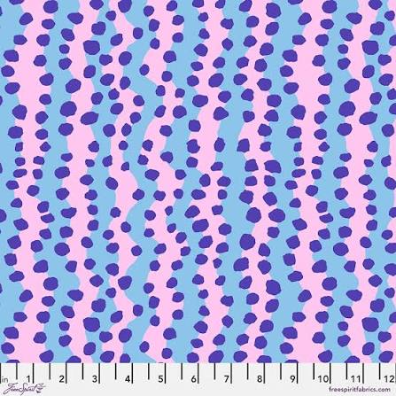 Free Spirit Kaffe Fassett Bubble Stripe Purple quilting fabric
