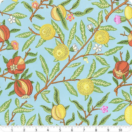 Free Spirit Kaffe Fassett Fruit Duck Egg quilting fabric