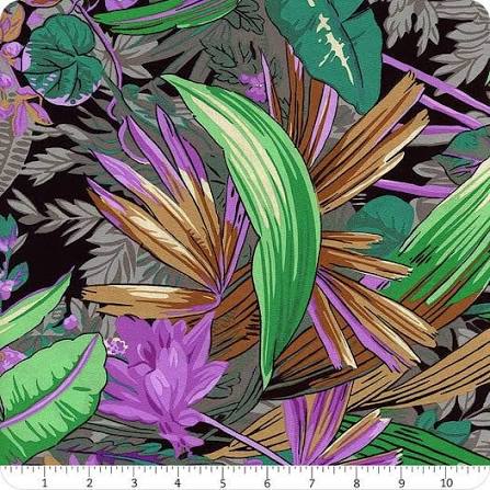 Free Spirit Kaffe Fassett Jungle Lavender quilting fabric