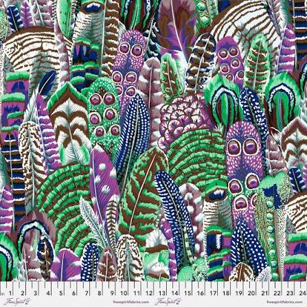 Free Spirit Kaffe Fassett Feathers Contrast quilting fabric