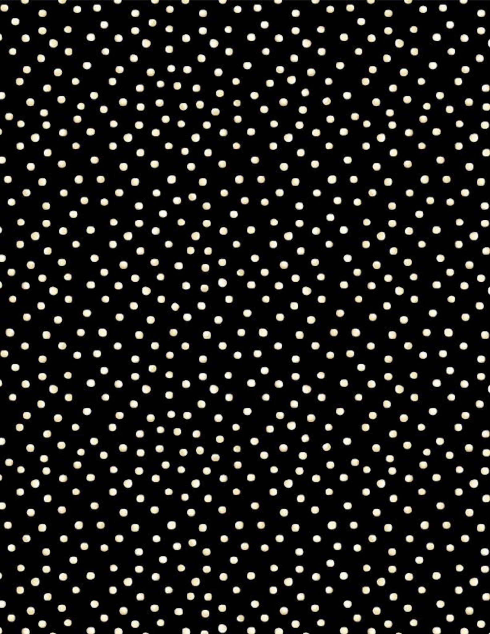 CA Dots Black quilting fabric by Wilmington Prints