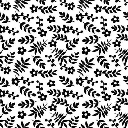 Sprigs White Merlot quilting fabric by Clothworks