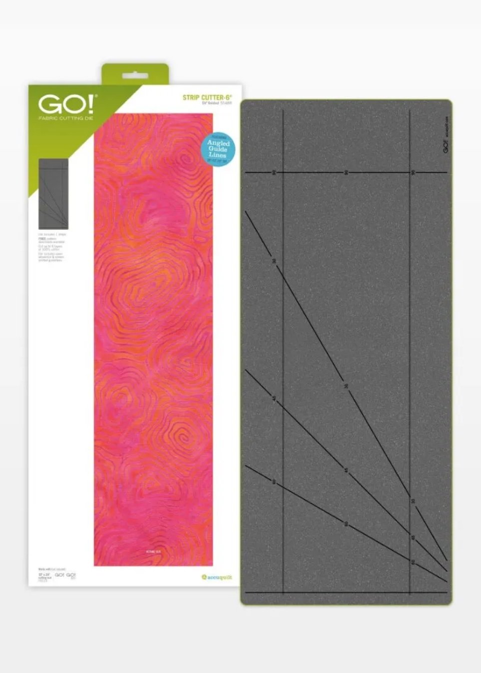 AccuQuilt GO! Strip Cutter 6 inch die — cuts 5-1/2 inch finished strips
