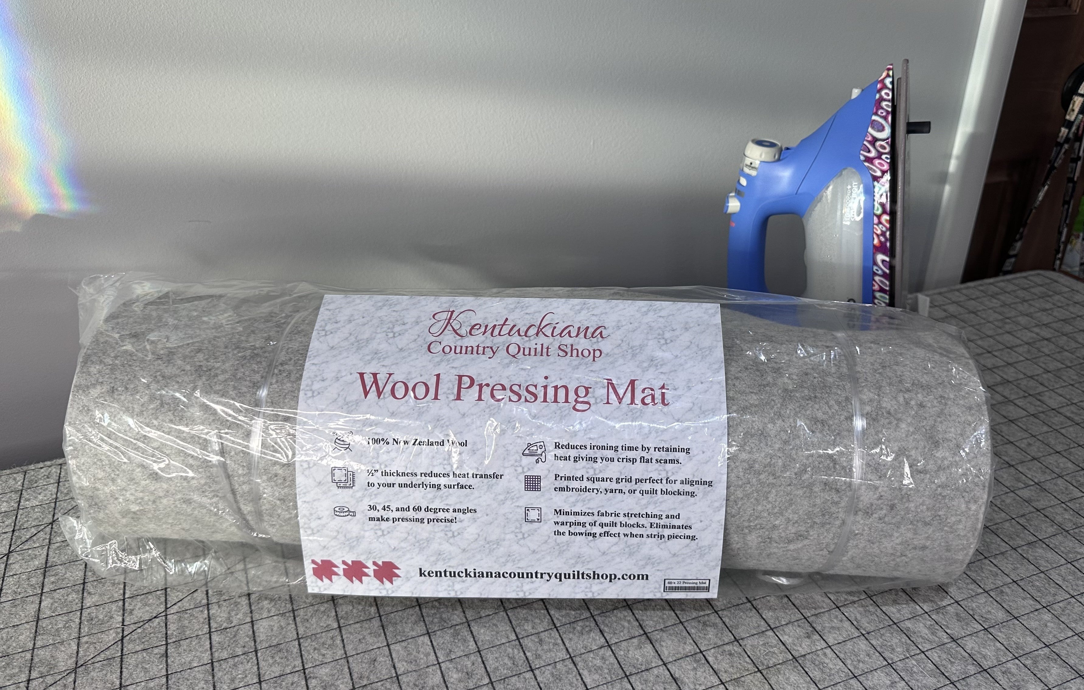22x60 100% New Zealand Wool Pressing Mat