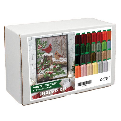 OESD Winter Visitors embroidery thread kit