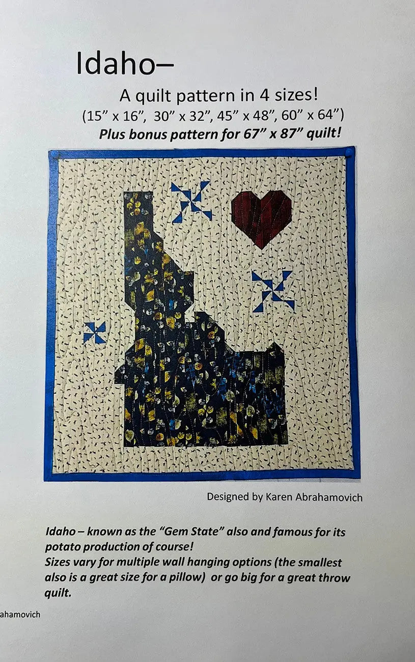 Idaho Quilt Pattern - Linda's Electric Quilters