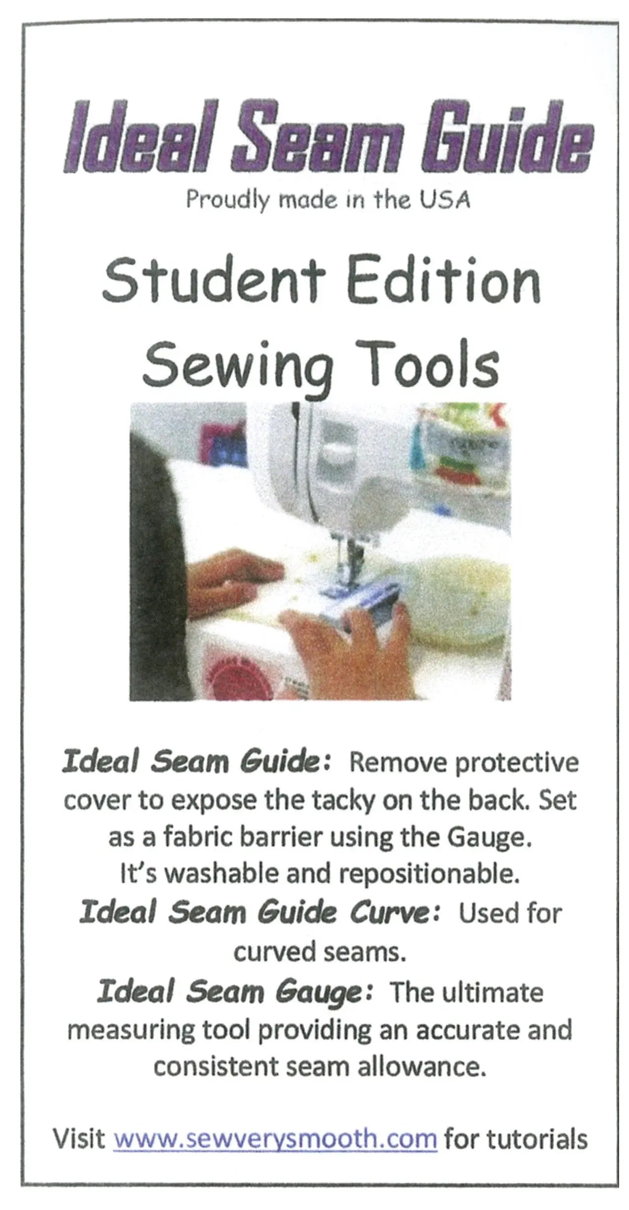 Ideal Seam Guide Student Edition - Linda's Electric Quilters