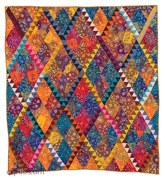 Ikat Diamonds Quilt Pattern