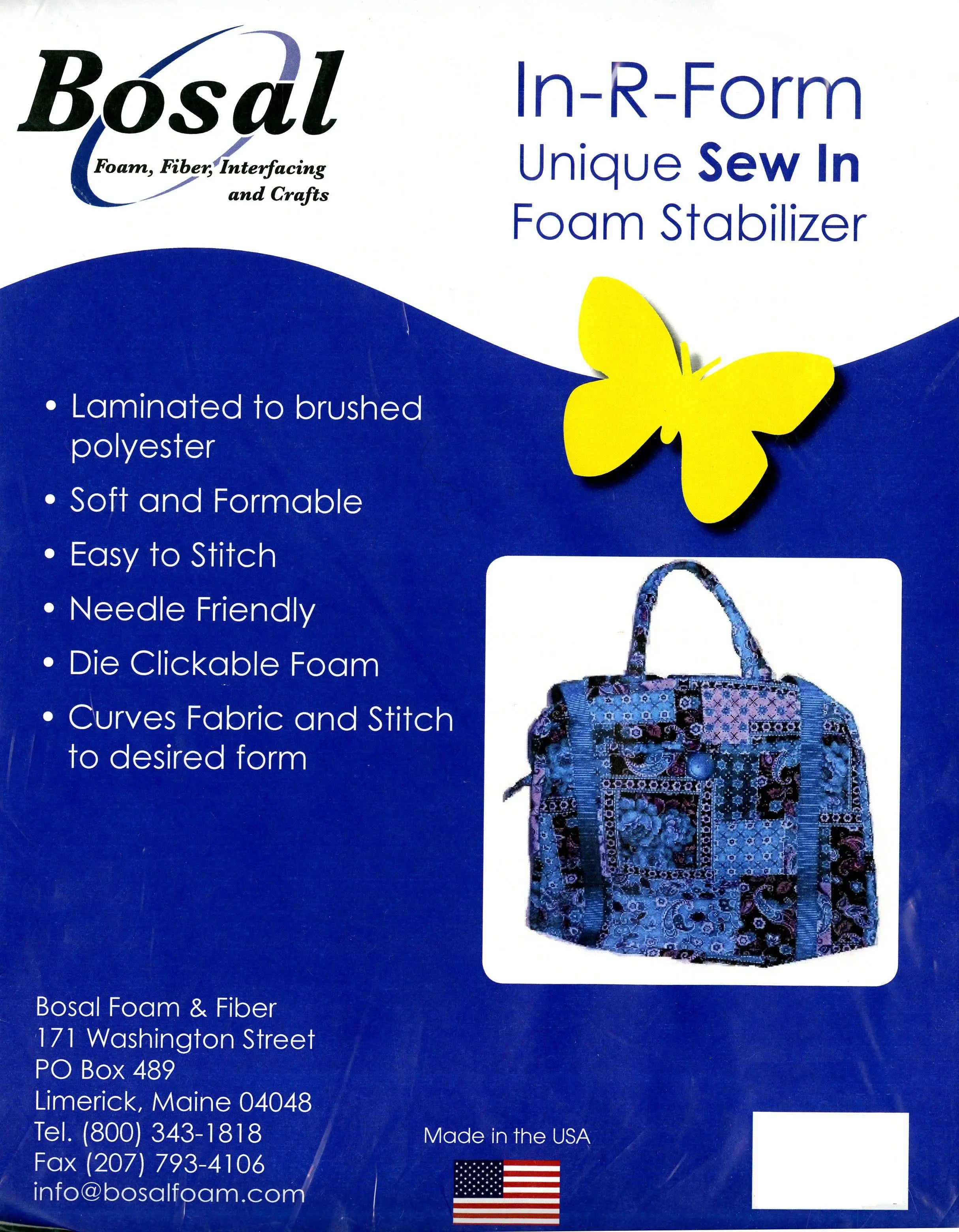 In-R-Form Sew in Foam Stabilizer 36in x 58in - Linda's Electric Quilters