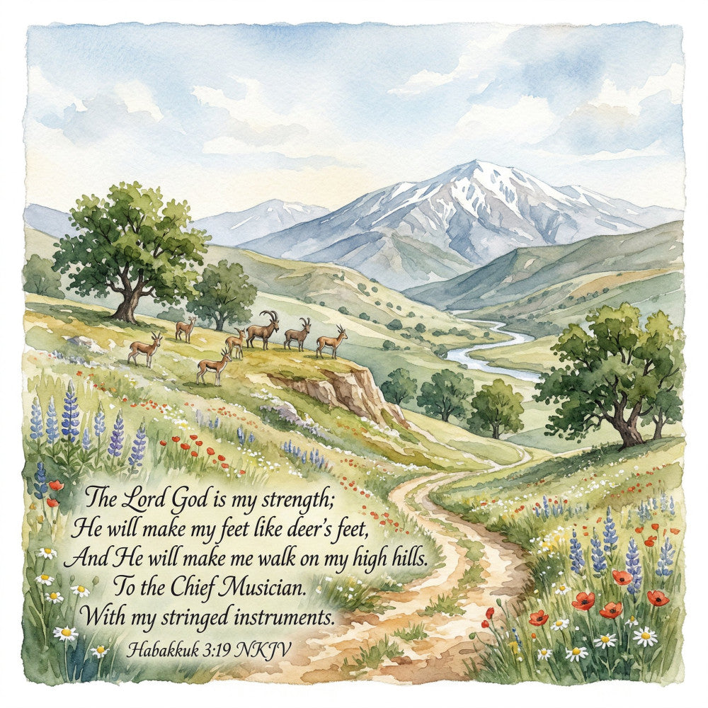 Inspirational Verses Fabric Panel 4