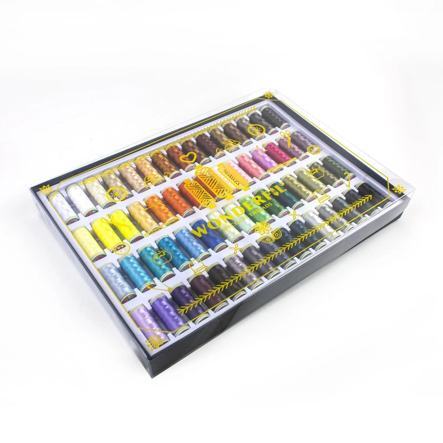 InvisaFil 100wt Cottonized Polyester Thread : Collector Set (400m) WonderFil USA