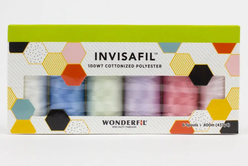 InvisaFil™ Cotton Polyester Thread Set WonderFil USA