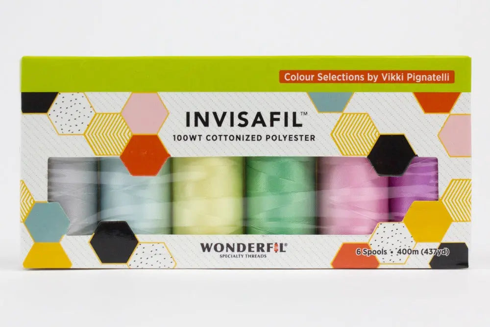 InvisaFil™ Cotton Polyester Thread Set WonderFil USA